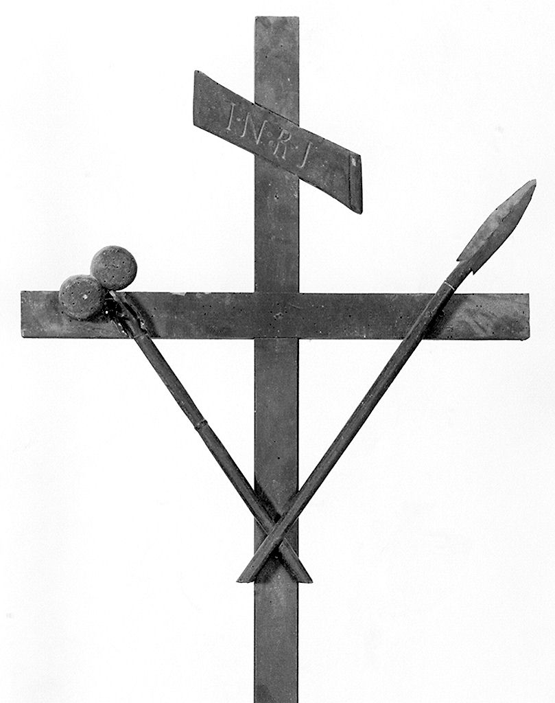 croce penitenziale - produzione toscana (sec. XIX)