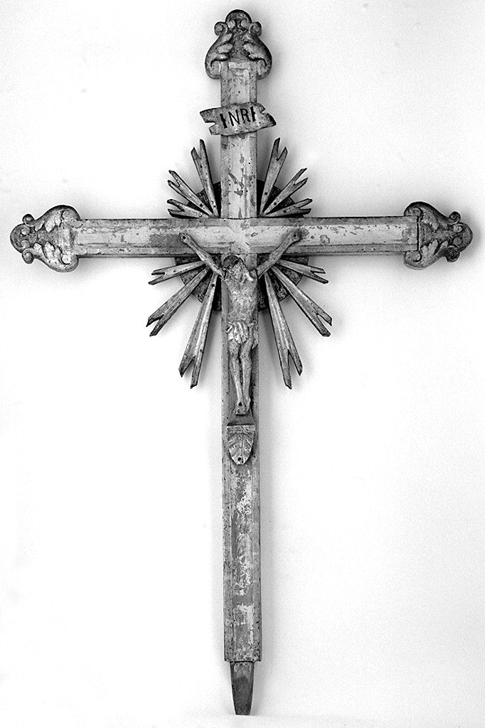 Cristo crocifisso (croce d'altare) - produzione toscana (fine/inizio secc. XVIII/ XIX)
