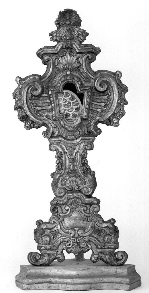 reliquiario-ostensorio - bottega toscana (seconda metà sec. XVIII)