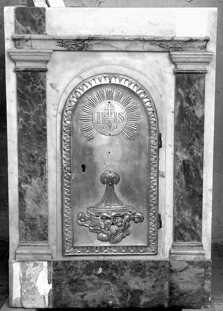 tabernacolo - produzione toscana (seconda metà sec. XIX)