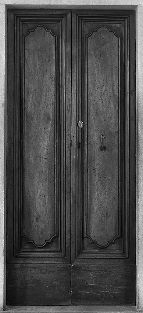 porta - a due battenti - bottega toscana (seconda metà sec. XVII)
