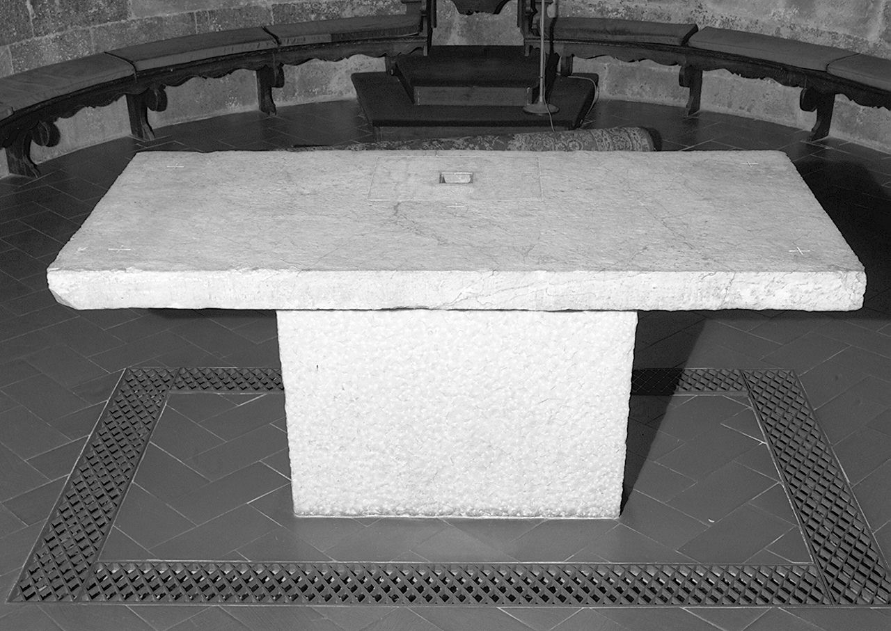 mensa d'altare - ambito pisano (ultimo quarto sec. XII)