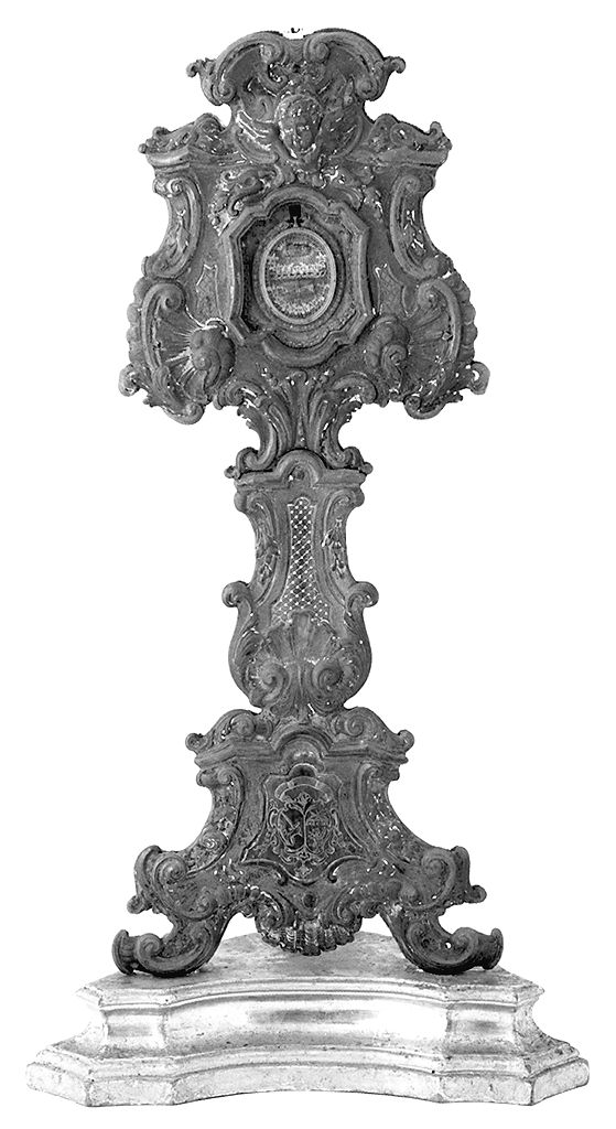 reliquiario - a tabella - bottega fiorentina (sec. XVIII)