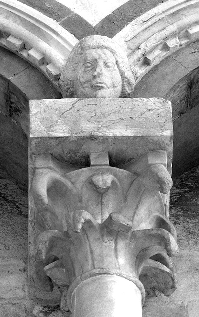 protome umana (rilievo) di Giovanni Pisano (bottega) (fine/inizio secc. XIII/ XIV)