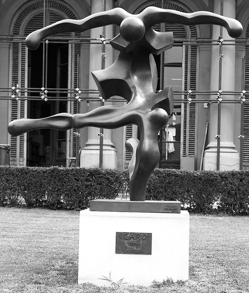 Icaro, scena mitologica (statua) di Cavallini Sauro (sec. XX)