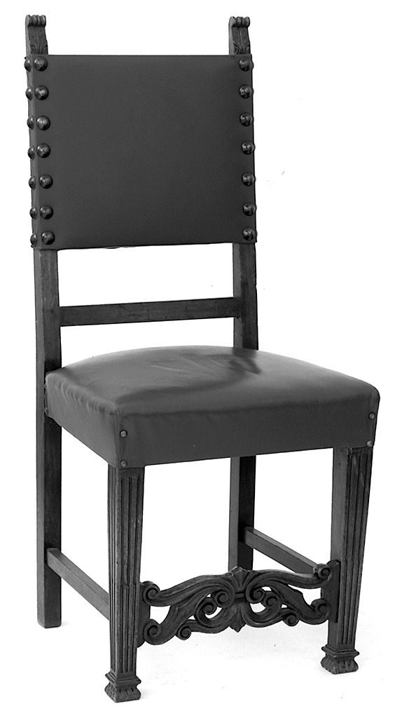 sedia, serie - bottega toscana (fine/inizio secc. XIX/ XX)