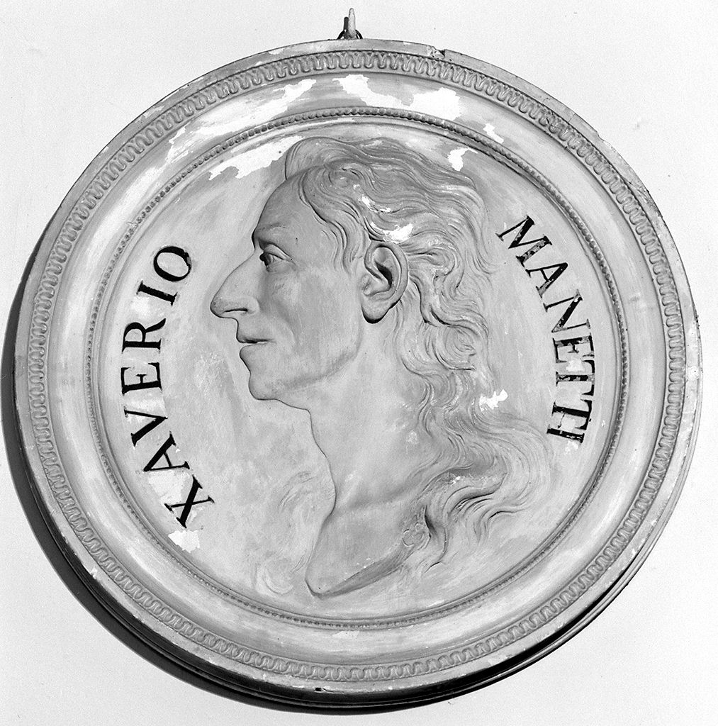 ritratto di Xaverio Manetti, ritratto d'uomo (rilievo) di Monogrammista C.S (inizio sec. XIX)