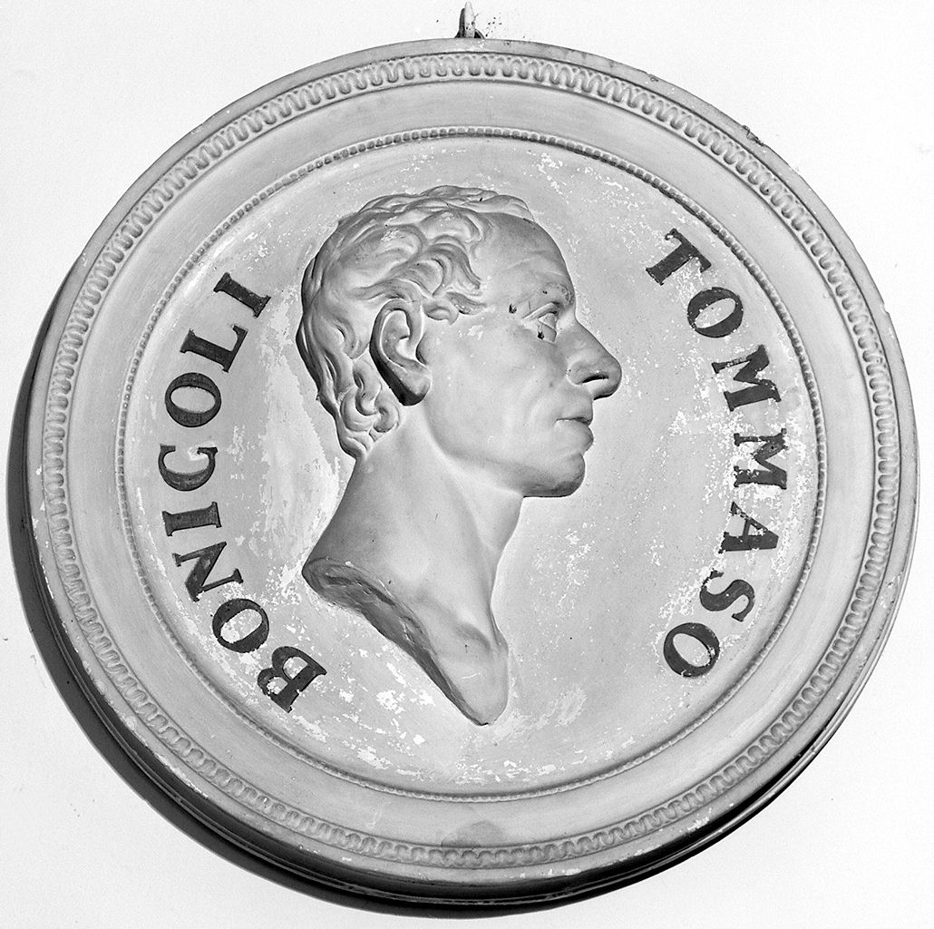 ritratto di Tommaso Bonicoli, ritratto d'uomo (rilievo) - ambito toscano (sec. XIX)