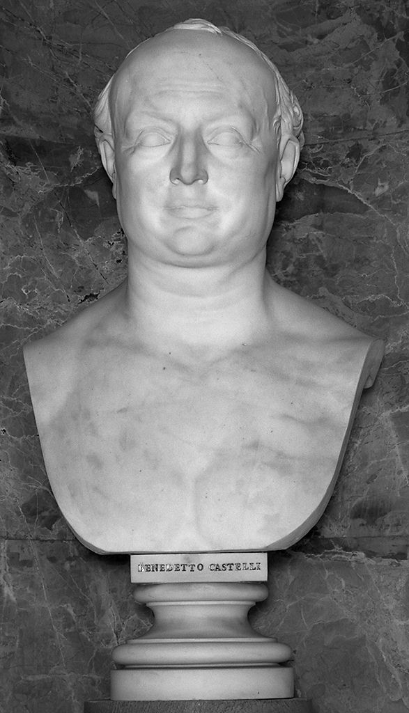 busto ritratto di Benedetto Castelli, ritratto d'uomo (scultura) di Demi Paolo Emilio (sec. XIX)