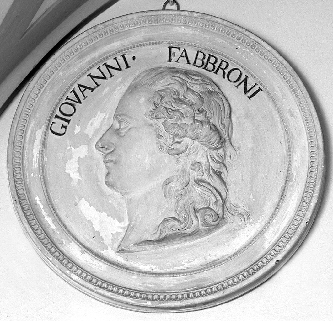 ritratto di Giovanni Fabbroni, ritratto d'uomo (rilievo) - ambito toscano (sec. XIX)