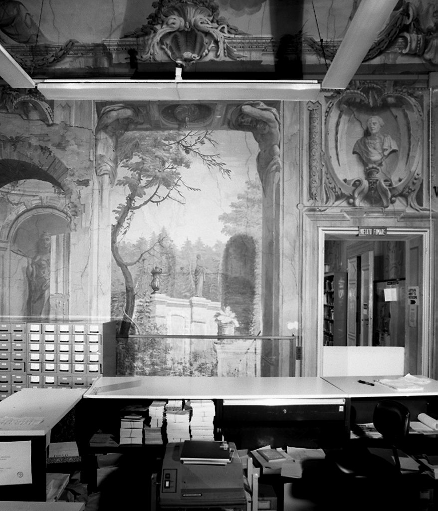 paesaggio con architetture (dipinto, ciclo) - ambito fiorentino (terzo quarto sec. XVIII)