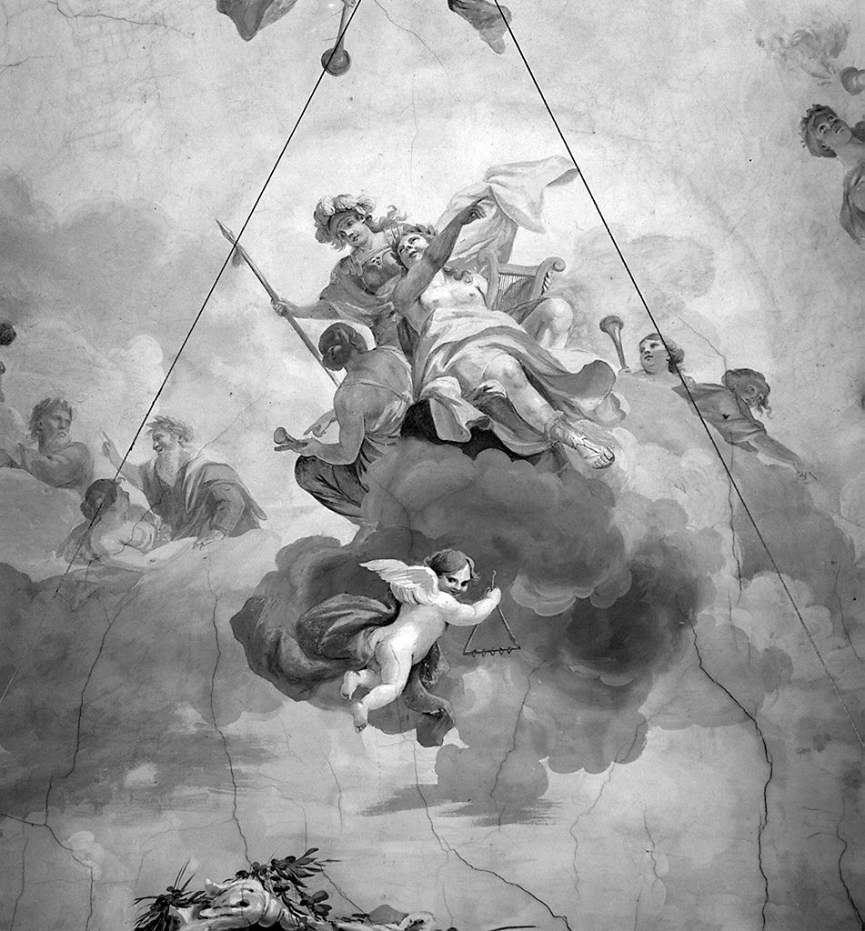 paesaggio con architetture (dipinto, ciclo) - ambito fiorentino (terzo quarto sec. XVIII)