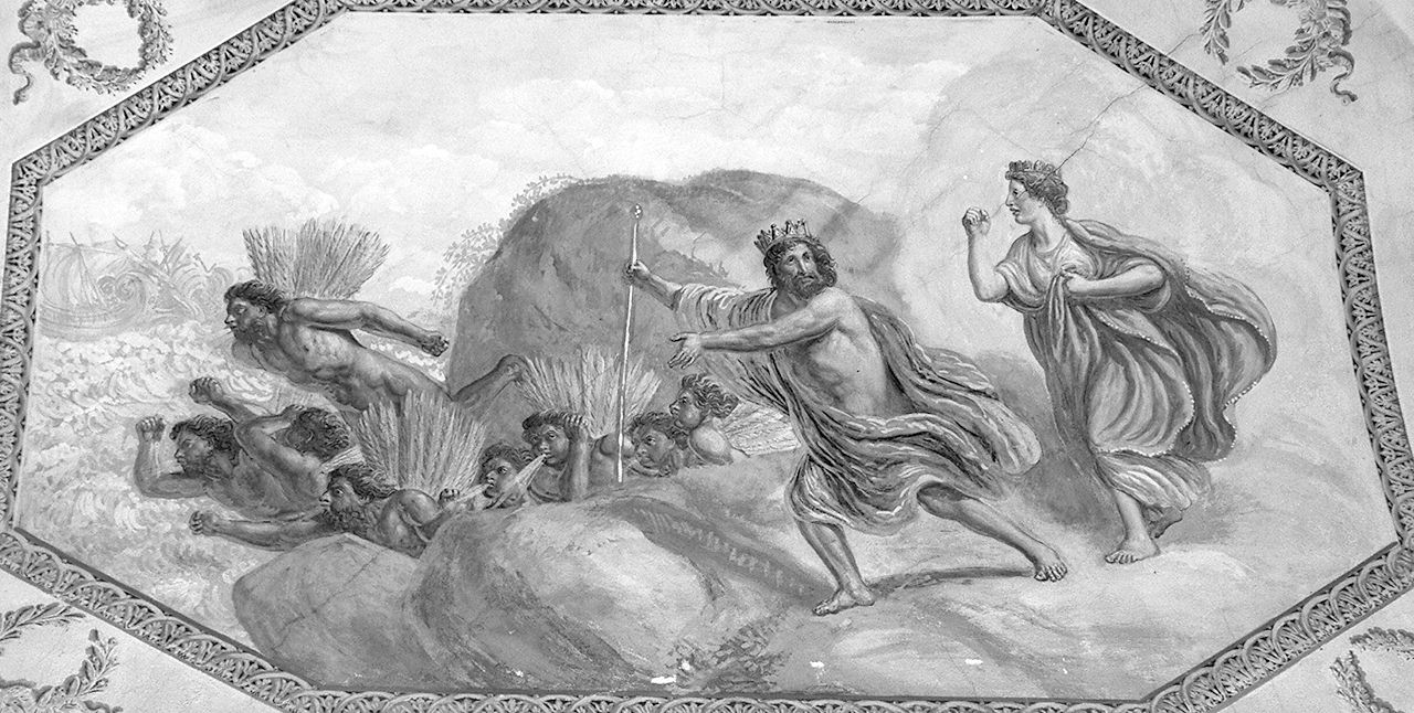 storia di Enea (dipinto, ciclo) di Ademollo Luigi (e aiuti) (primo quarto sec. XIX)