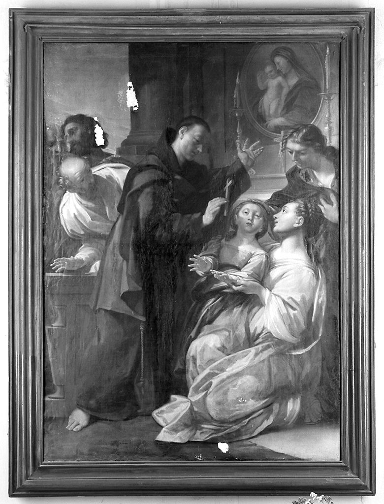 Beato Salvatore da Orta libera un'ossessa dal demonio (dipinto) di Redi Tommaso (primo quarto sec. XVIII)