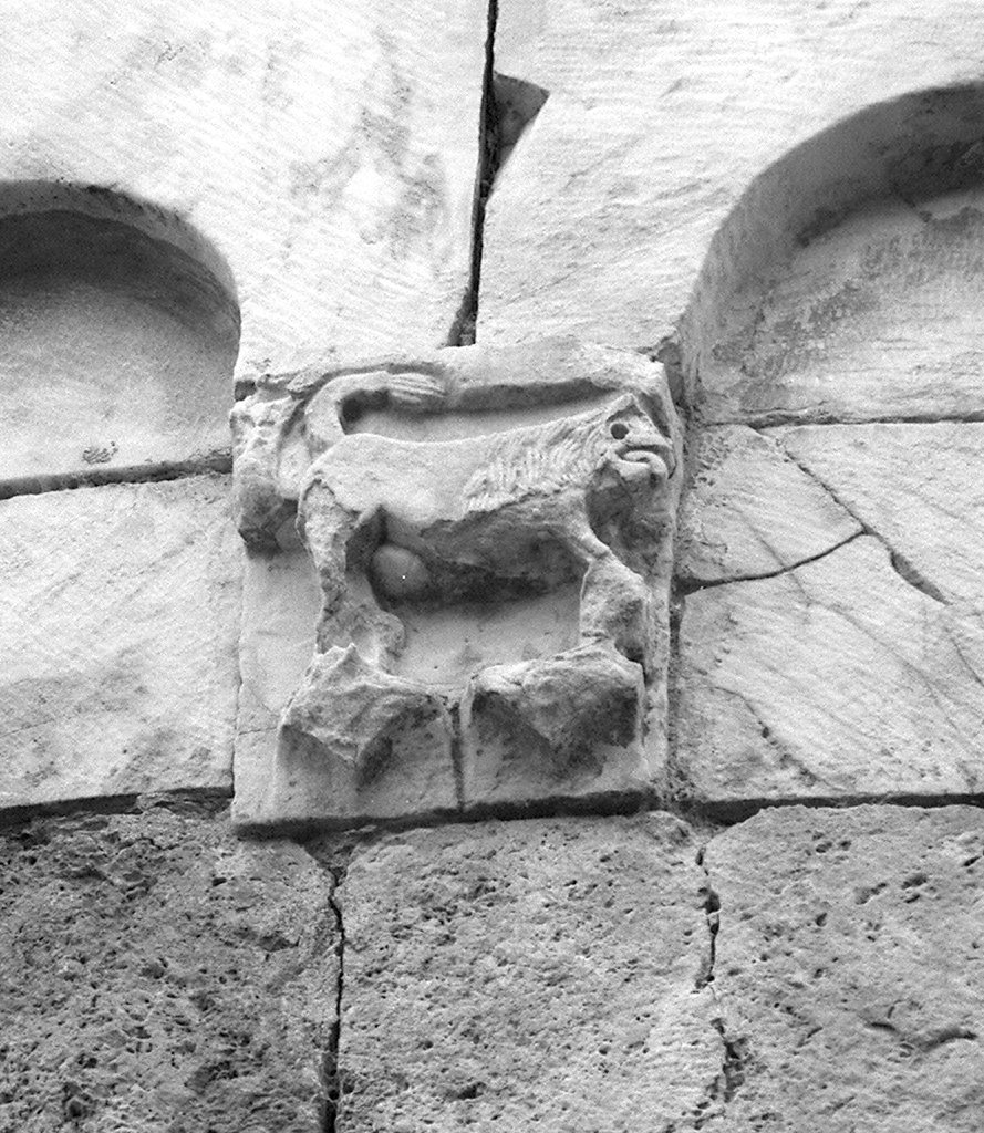 leone (mensola) - ambito toscano (seconda metà sec. XI)