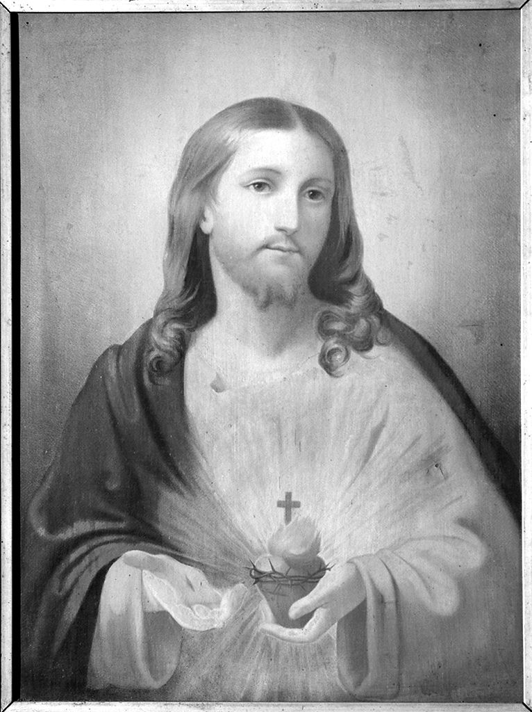 Sacro Cuore di Gesù (dipinto) - ambito toscano (fine/inizio secc. XIX/ XX)