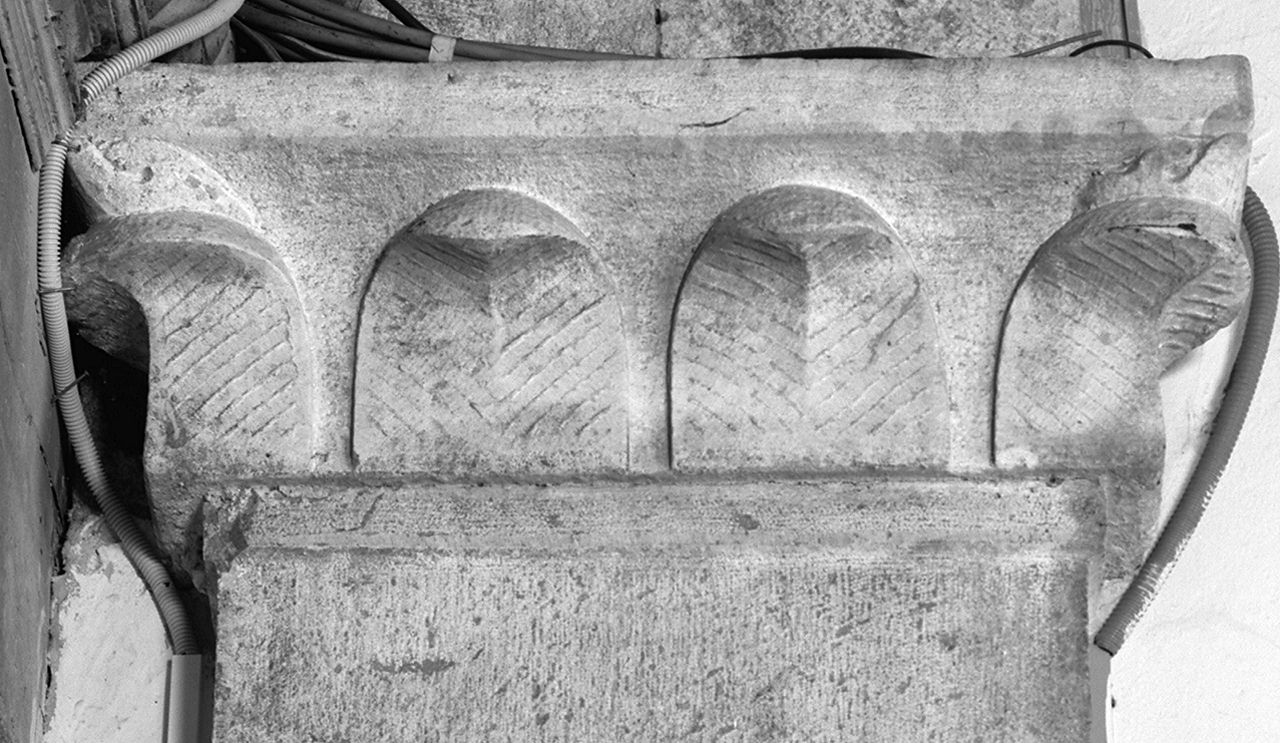 capitello di lesena - ambito toscano (fine sec. XVI)