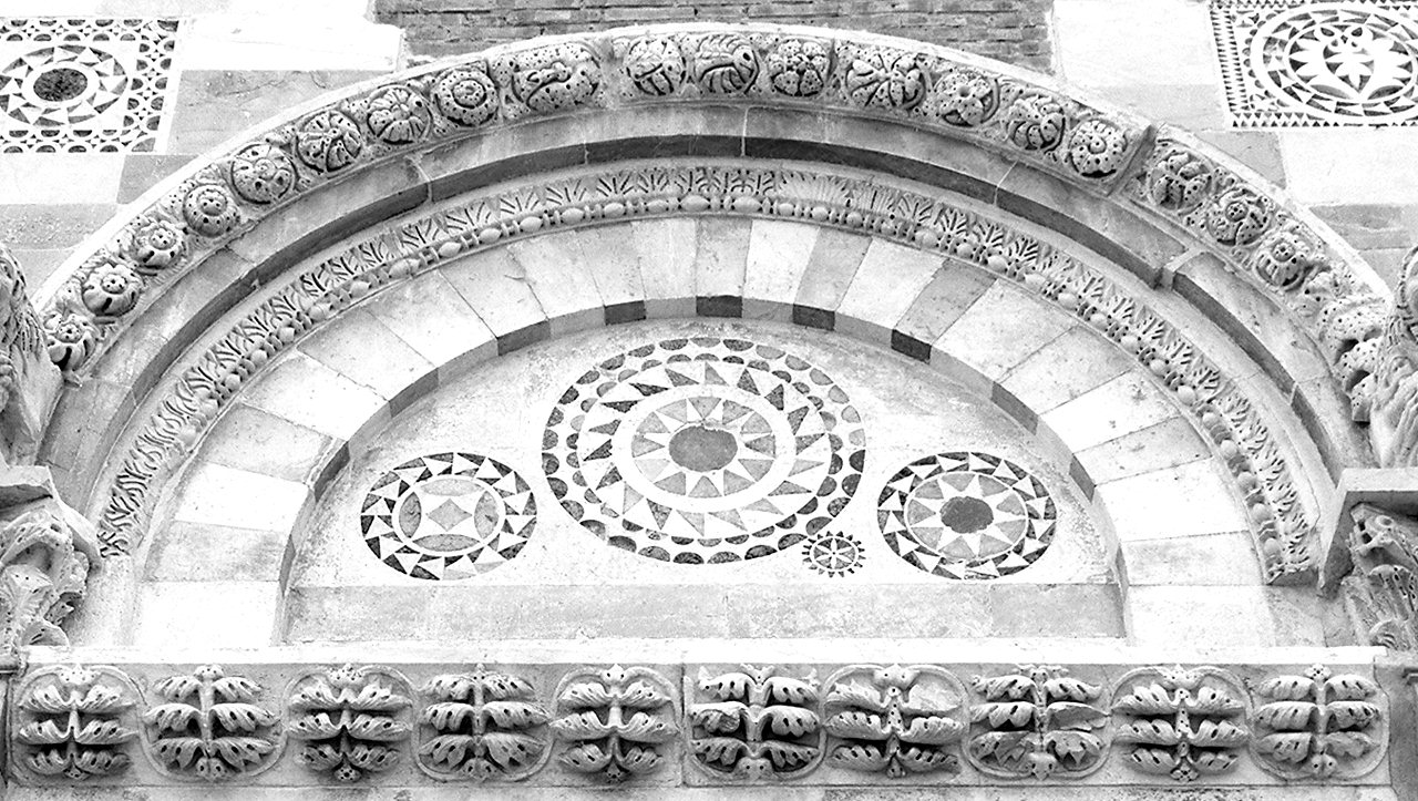 cornice architettonica - ambito pisano (ultimo quarto sec. XII)