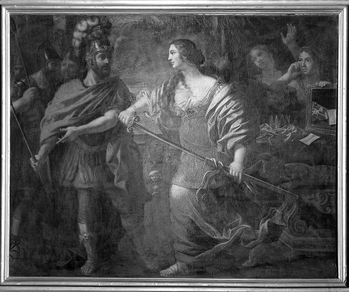 Semiramide in armi (dipinto) - ambito tosco-romano (seconda metà sec. XVII)