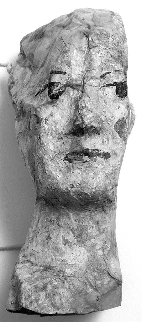 testa umana (ex voto antropomorfo) - valdelsano (secc. XVI/ XIX)