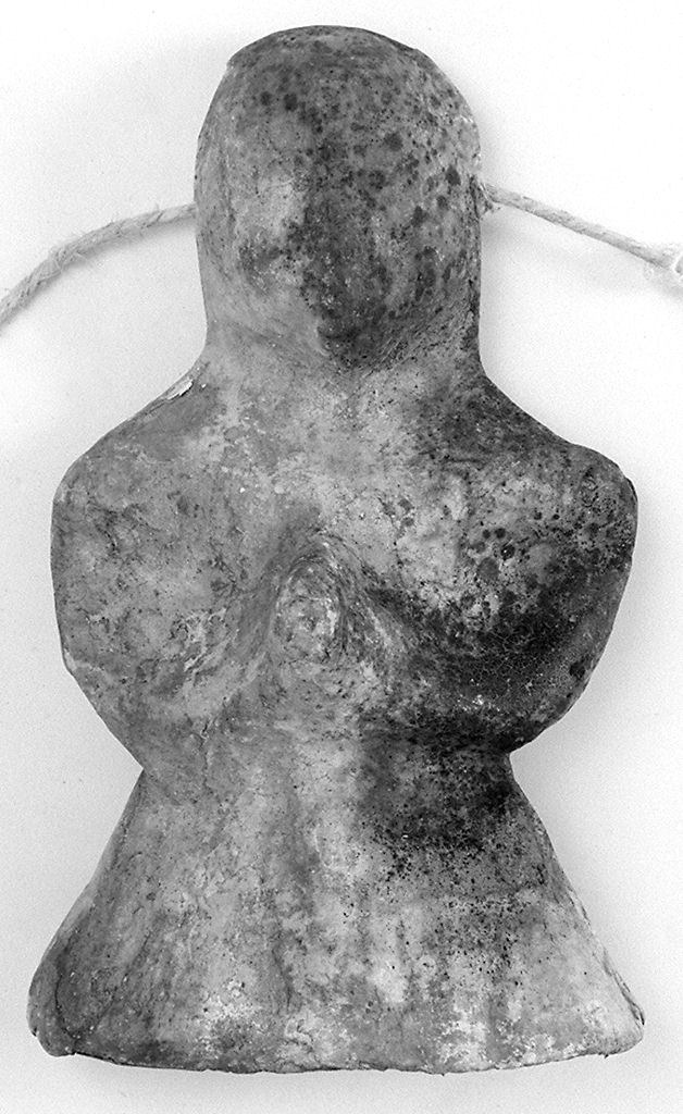 busto di figura orante (ex voto antropomorfo) - valdelsano (secc. XVII/ XVIII)