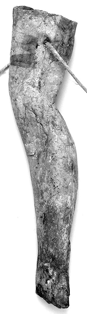 gamba (ex voto antropomorfo) - valdelsano (secc. XVI/ XIX)