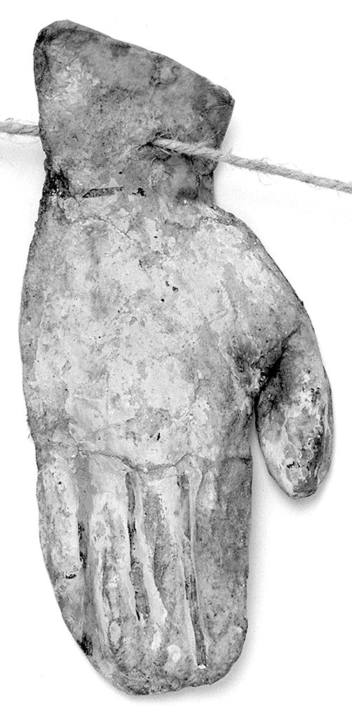mano (ex voto antropomorfo) - valdelsano (secc. XVI/ XIX)
