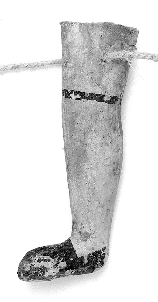 gamba (ex voto antropomorfo) - valdelsano (secc. XVI/ XIX)