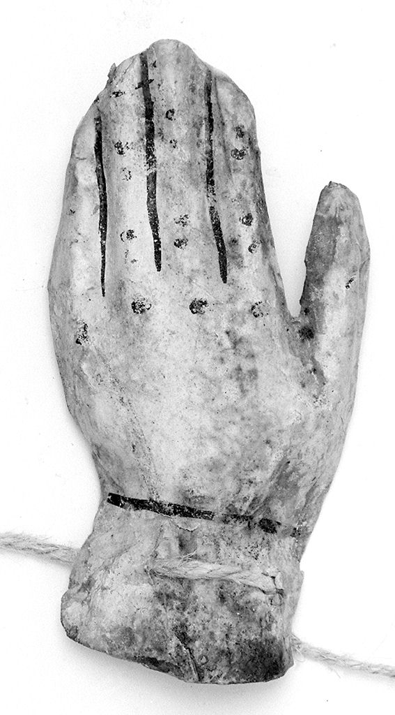 mano (ex voto antropomorfo) - valdelsano (secc. XVI/ XIX)
