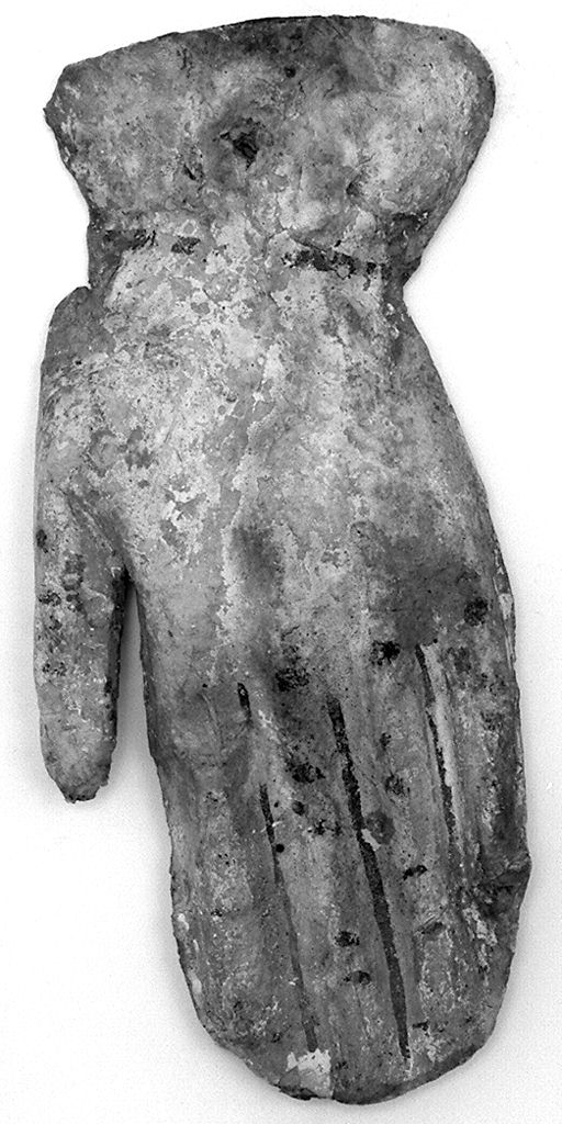 mano (ex voto antropomorfo) - valdelsano (secc. XVI/ XIX)