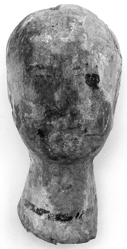 testa di bambino (ex voto antropomorfo) - valdelsano (secc. XVI/ XIX)