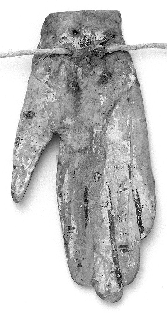 mano sinistra (ex voto antropomorfo) - valdelsano (secc. XVI/ XIX)
