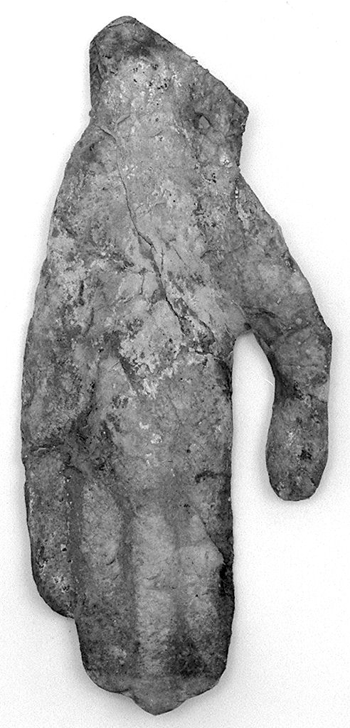 mano (ex voto antropomorfo) - valdelsano (secc. XVI/ XIX)