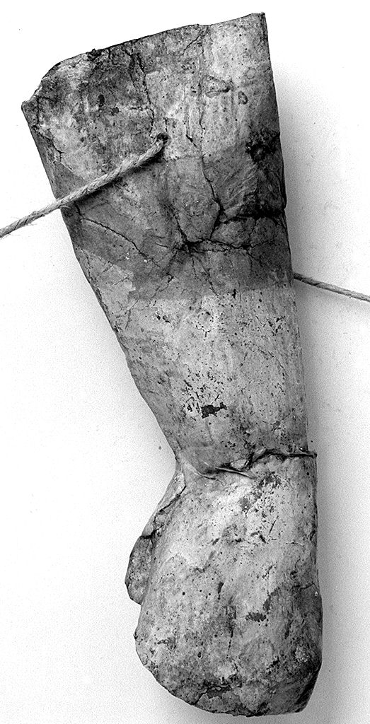 parte di arto (ex voto antropomorfo) - valdelsano (secc. XVI/ XIX)