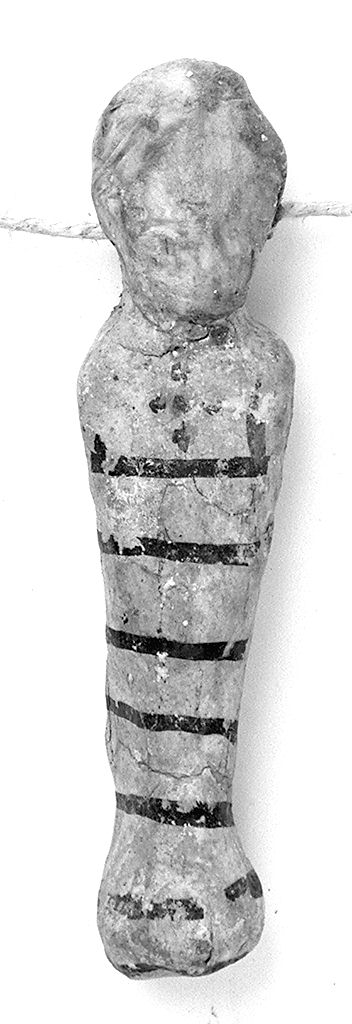 bambino in fasce (ex voto antropomorfo) - valdelsano (secc. XVI/ XIX)