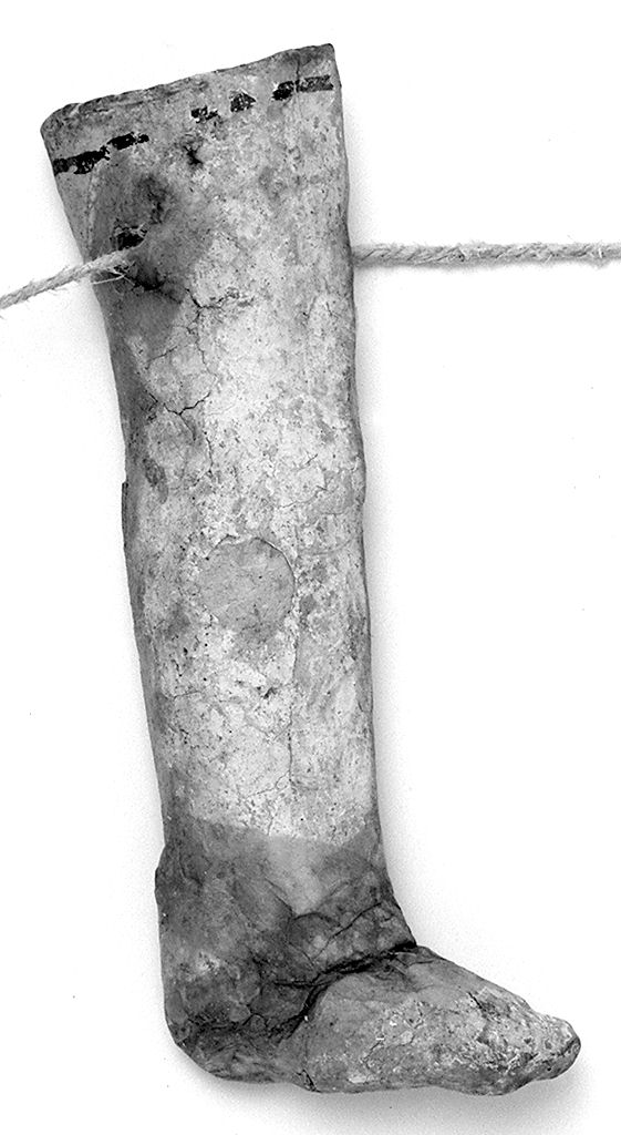 gamba (ex voto antropomorfo) - valdelsano (secc. XVI/ XIX)