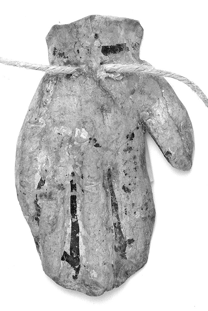 mano destra (ex voto antropomorfo) - valdelsano (secc. XVI/ XIX)