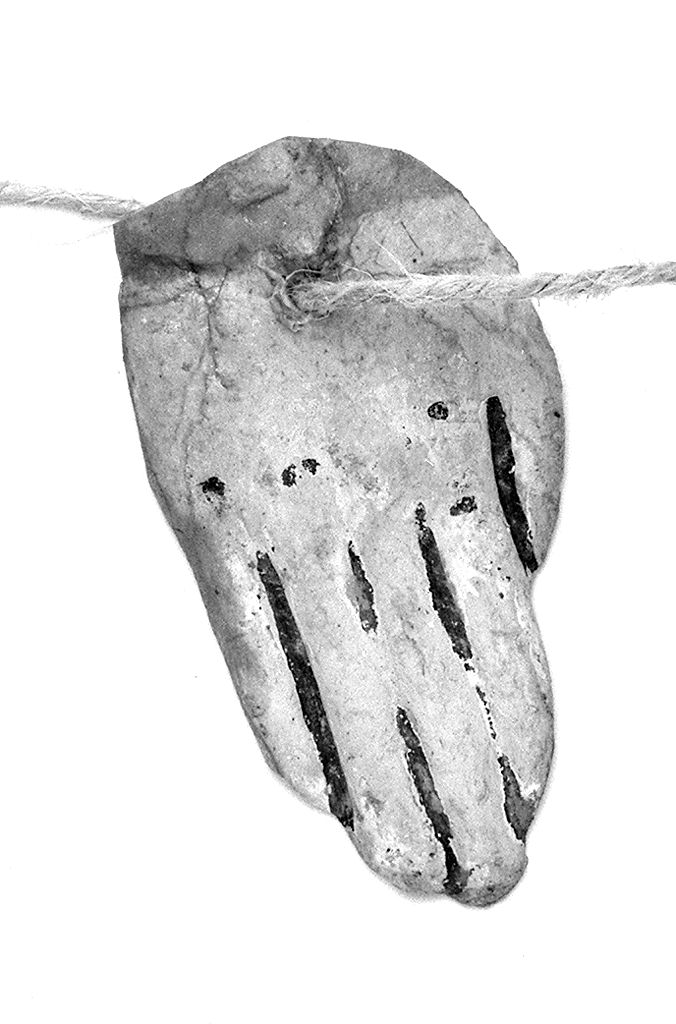 mano (ex voto antropomorfo) - valdelsano (secc. XVI/ XIX)