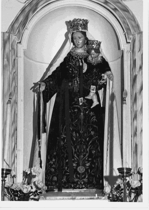 Madonna del Carmine, Madonna con Bambino (statua) - bottega andriese (sec. XIX)