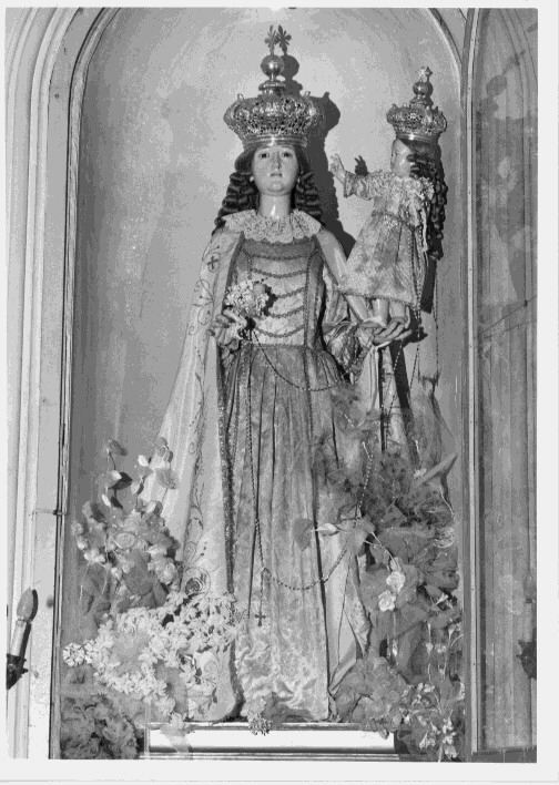 Madonna del Rosario, Madonna con Bambino (statua) - bottega andriese (sec. XVIII)