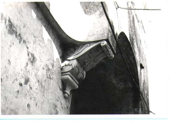 mensola architettonica - ambito lucano (sec. XVIII)