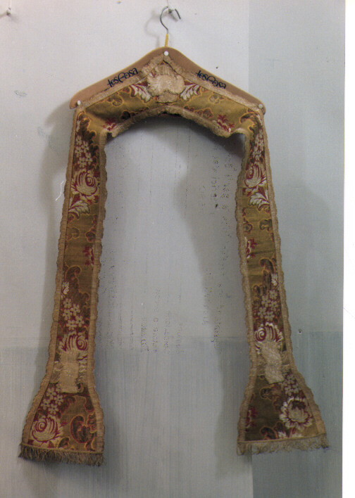 stola, elemento d'insieme - manifattura napoletana (fine sec. XVIII)