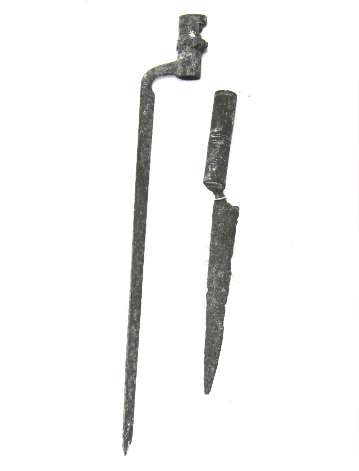 baionetta - produzione napoletana (sec. XVIII)