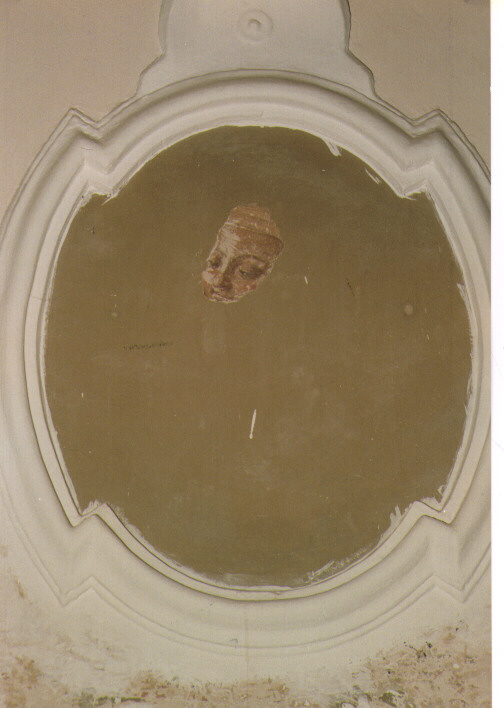 testa (dipinto murale, frammento)