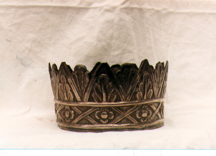 CORONA DA STATUA - ambito abruzzese (fine/inizio secc. XVIII/ XIX)