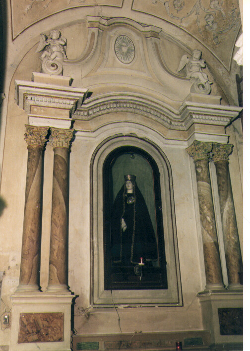 decorazione plastica - dossale - ambito abruzzese (metà sec. XIX)