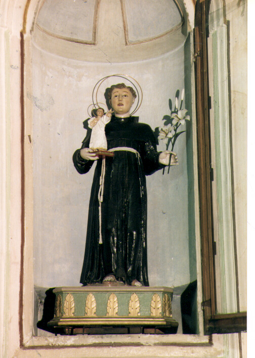 San Antonio di Padova (statua) - bottega abruzzese-molisana (inizio sec. XIX)
