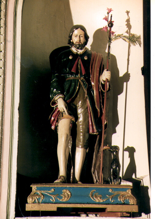 San Rocco (statua) - bottega abruzzese (fine sec. XIX)