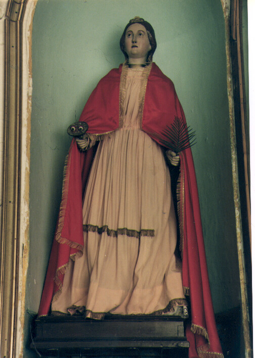 Santa Lucia (statua) - bottega abruzzese (seconda metà sec. XIX)