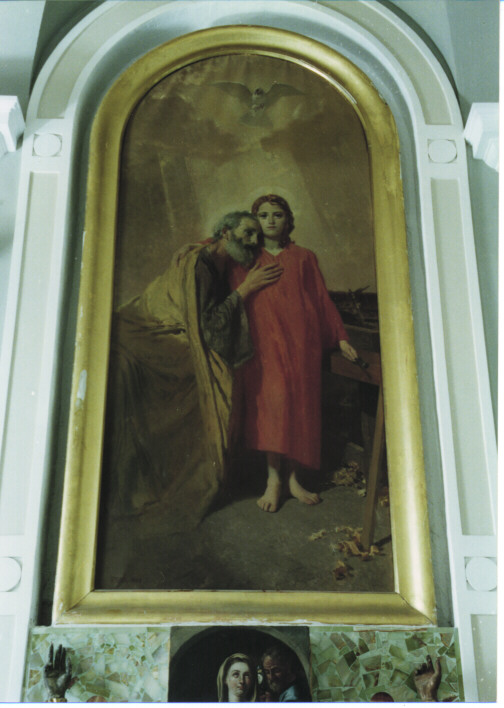 SAN GIUSEPPE E GESU' BAMBINO (DIPINTO) (SEC. XX)